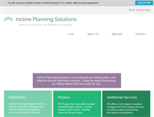 Tablet Screenshot of inclineplanningsolutions.com